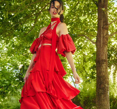 Top+Mangas+Lazo Manaos Rojo