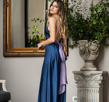 Blue and Lilac Colomba Dress